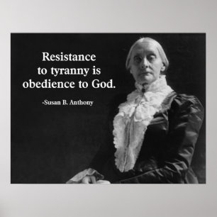 Motstånd till Tyranny är Obedience till guden Poster