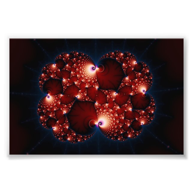 Motståndare - Fractal Art Fototryck (Framsidan)