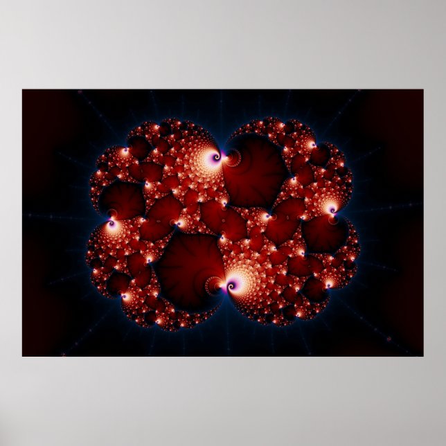 Motståndare - Fractal Art Poster (Framsidan)
