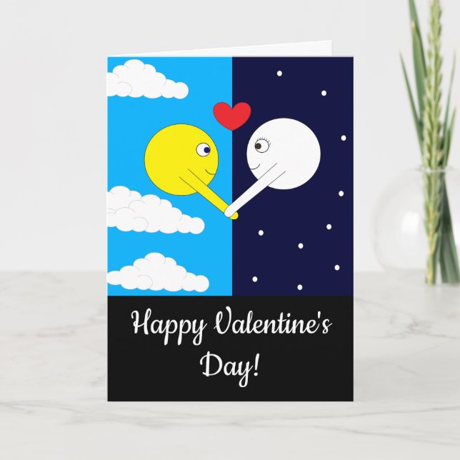 Motståndare: Sol & Måne i Kärlek Valentined Ed. Kort (Framsida)