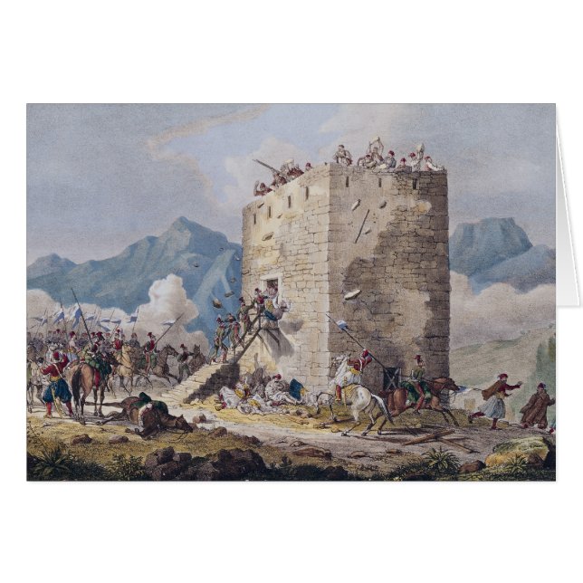 Motståndet av Forty grekiska rebeller Hälsningskort (Framsidan Horizontal)