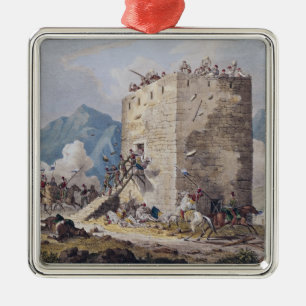 Motståndet av Forty grekiska rebeller Julgransprydnad Metall