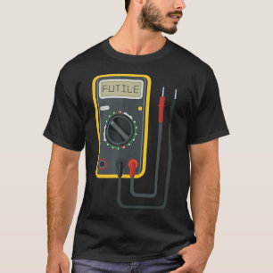 Motståndet mot ingenjör är en Futile Ohms Law Engi T Shirt
