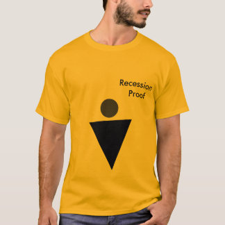 Motståndskraftig nedgång tee shirt