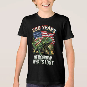Motståndskraftig Reptil Amerika 250 År T Shirt