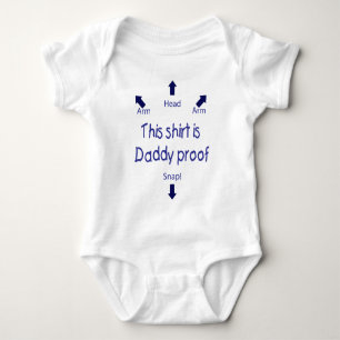 Motståndskraftig T-tröja för pappa (blått) T-shirt