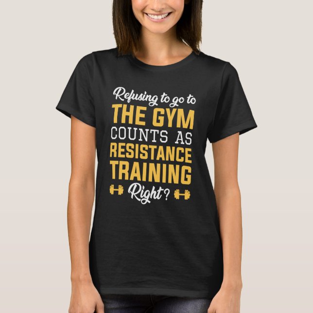 Motståndsträning T Shirt (Framsida)