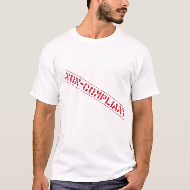 Motsträvig utslagsplats tee shirt (Framsida)