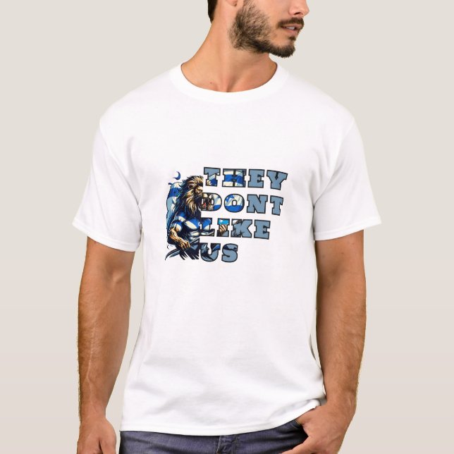 Motstridig Lejon - Israels styrka T Shirt (Framsida)