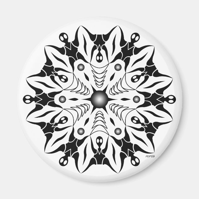 Motstridiga ståndpunkter magnet (Framsidan)