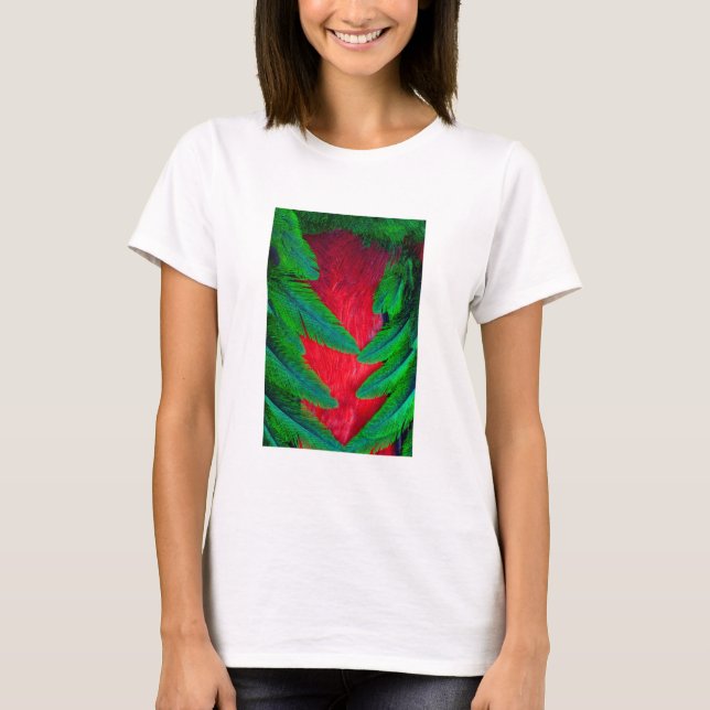 Motsvarande Quetzal-ludderdesign T-shirt (Framsida)