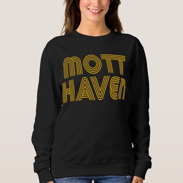 MOTT HAVEN Bronx NY Retro 2 T Shirt (Framsida)
