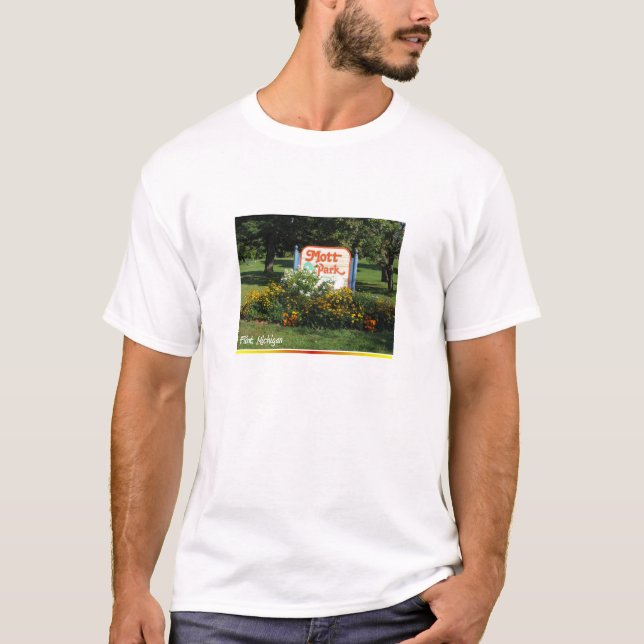 mott parkerar flinta Michigan Tee (Framsida)