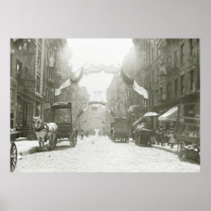 Mott Street Religiösa Festival, 1908 Poster