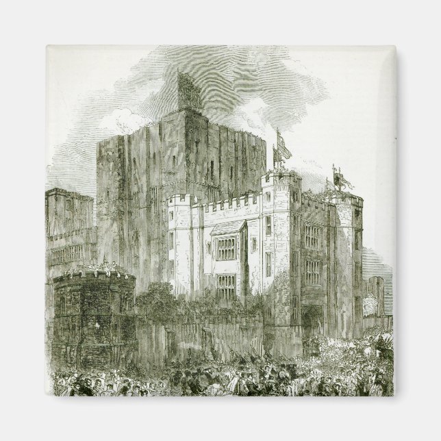 Mottagande av drottning Elizabeth i Kenilworth Magnet (Framsidan)