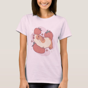 Mottagande Guinea Gris och jordgubbar T Shirt