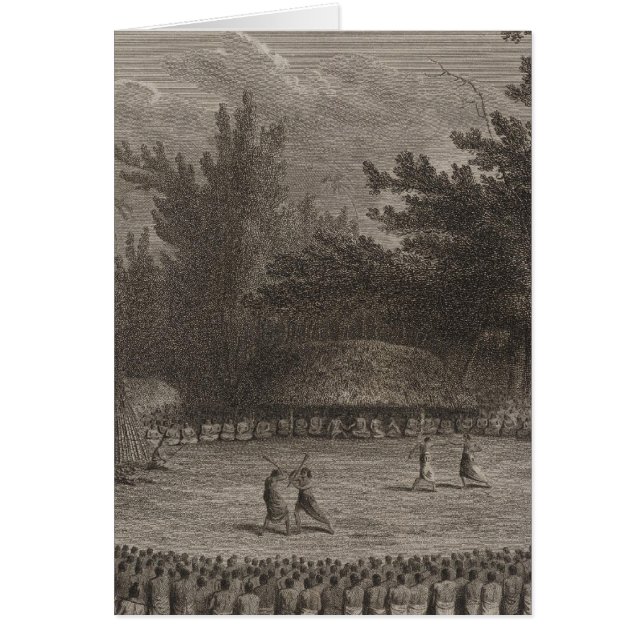 Mottagande, Hapaee, Tonga Hälsningskort (Framsidan)