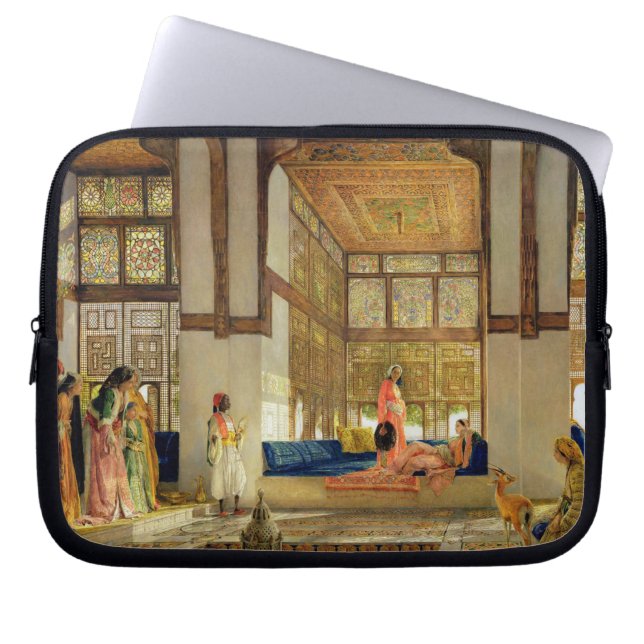 Mottagandet, 1873 (olja på panel) laptop fodral (Framsidan)
