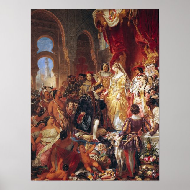 Mottagandet av Christopher Columbus Poster (Framsidan)