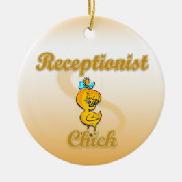 MottagarChick Julgransprydnad Keramik