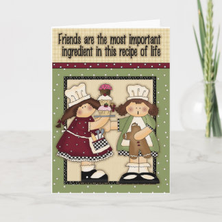 Mottagare av hälsningskort kort