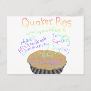 Mottagare för Quaker Paj Vykort