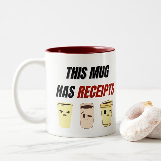 Mottagare Mugg - Lättare kaffegåva (Med munk)