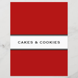 Mottagarkapitel | Cakes Cookies | Rött svartvitt