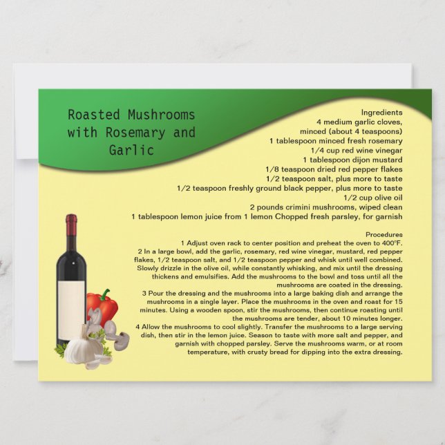 Mottagarkort Inbjudningar (Framsida)