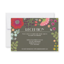 Mottagning av Blommigt