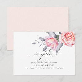 Mottagning av  Rosa i Rustic Cottage Ro Inbjudningar