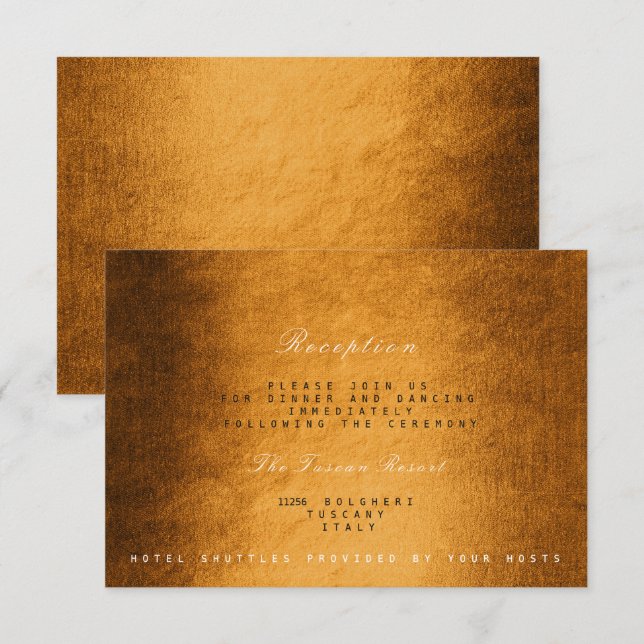 Mottagning av trädsblomma hösthösten inbjudningar (Fram/baksida)