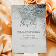 Mottagning av typografi över vinter vid silver vid