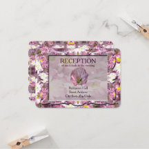 Mottagning av Victorian Mauve-Blommigt