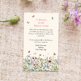 Mottagningsbegäran | Bohemian Wildblommor Tilläggskort