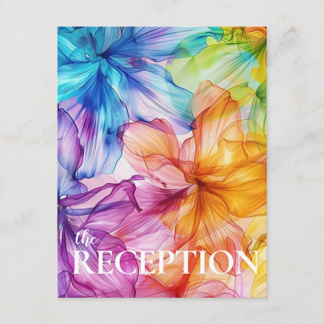 Mottagningsdetaljer Etheral Bloom Tilläggskort (Framsida)