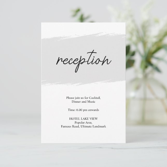 Mottagningsdetaljer | Svarskort OSA Kort (Stående Fram)