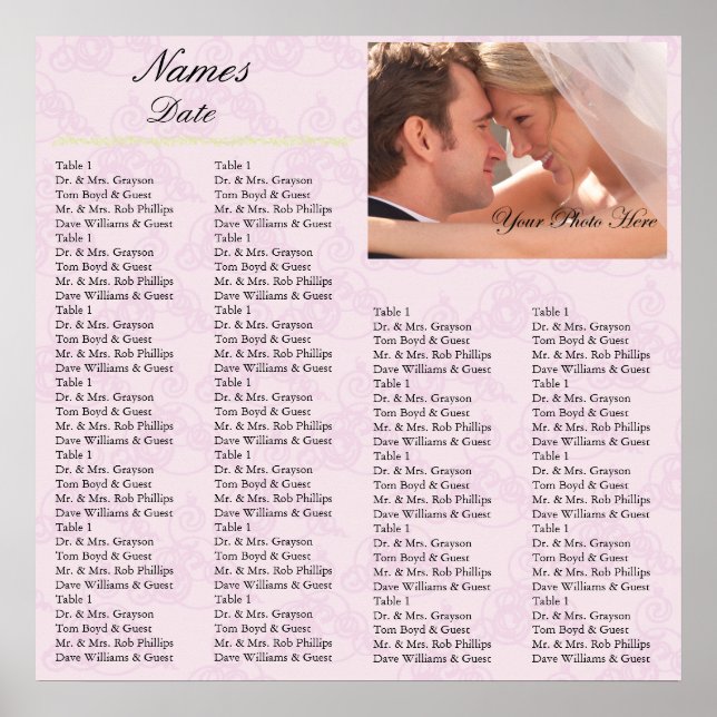 Mottagningsdiagram - Lilac Poster (Framsidan)