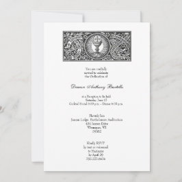 Mottagningsinbjudan för deacon Priest Ordination Inbjudningar