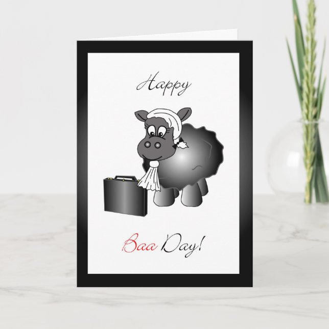 Mottagningskort för advokatfödelsedag kort (Framsida)