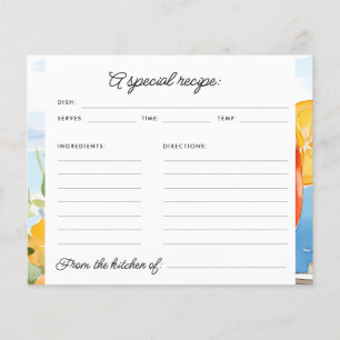 Mottagningskort för Aperol Spritz Amalfi-Möhippa