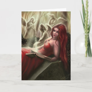 Mottagningskort för avsvavande Änglar Kort