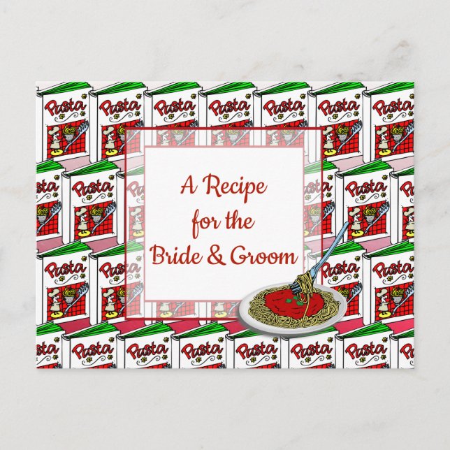 Mottagningskort för Bröllop Vykort (Framsida)