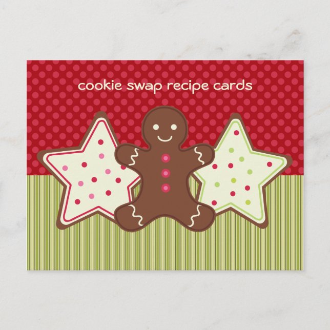 Mottagningskort för cookie-växling vykort (Framsida)