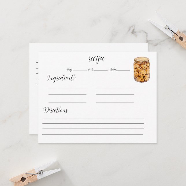 Mottagningskort för cookies (Fram/Back In Situ)