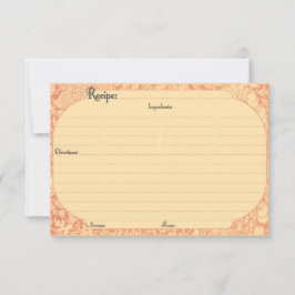 Mottagningskort för elegant