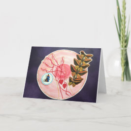 Mottagningskort för fjäril-metamorfos kort