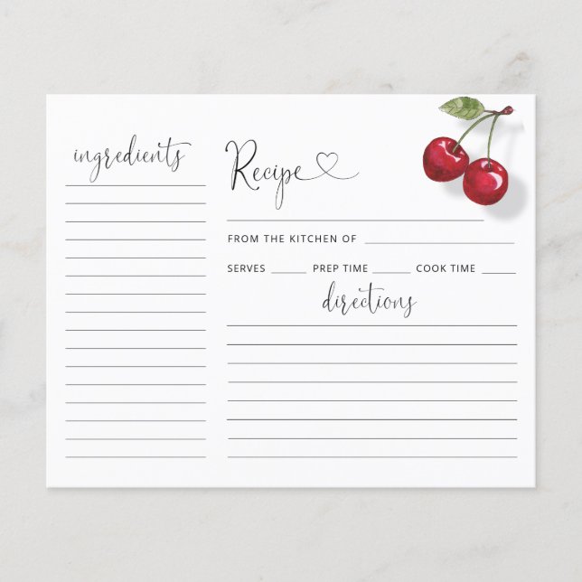 Mottagningskort för körsbär Möhippa (Framsida)