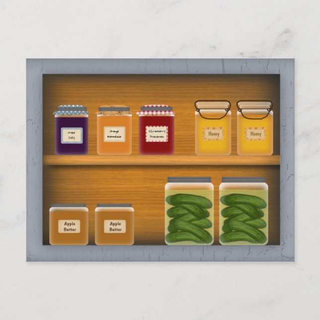 Mottagningskort för Land-skåp Vykort (Framsida)