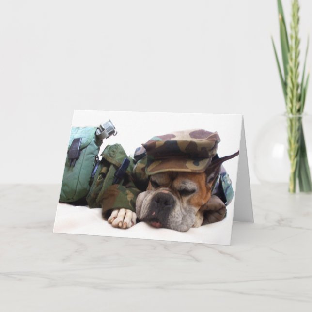 Mottagningskort för militärboxar kort (Framsida)